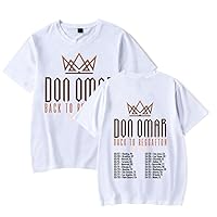 Don Omar Back to Reggaeton Tour 2024 T-Shirt Women Men Summer Rapper Crewneck Short Sleeve Tee