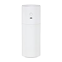 Homedics Portable Humidifier - Small Air Humidifiers for Bedroom, Plants, Office, Travel - Cool Mist Humidifiers, Color-Changing Accent Light, 2 Mist Settings, White