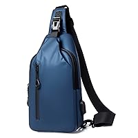 Sling Backpack, Multipurpose Crossbody Shoulder Bag Travel Hiking Daypack,Blue