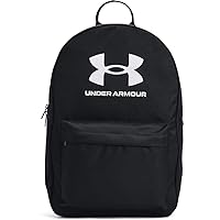 Under Armour Unisex Loudon Backpack, Black (001)/White, One Size Fits All