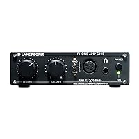Lake People G108 MKII Headphone Amplifier for Recording and Livesound, Standard, Black