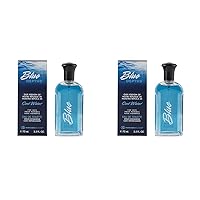 PB ParfumBelcam - Blue Depths Eau de Toilette Body Spray for Men, Inspired by Cool Water 2.5 Fl Oz (Pack of 2)