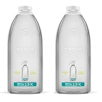 Method Daily Shower Spray Cleaner Refill, Eucalyptus Mint, 68 Ounce, 2 pack,