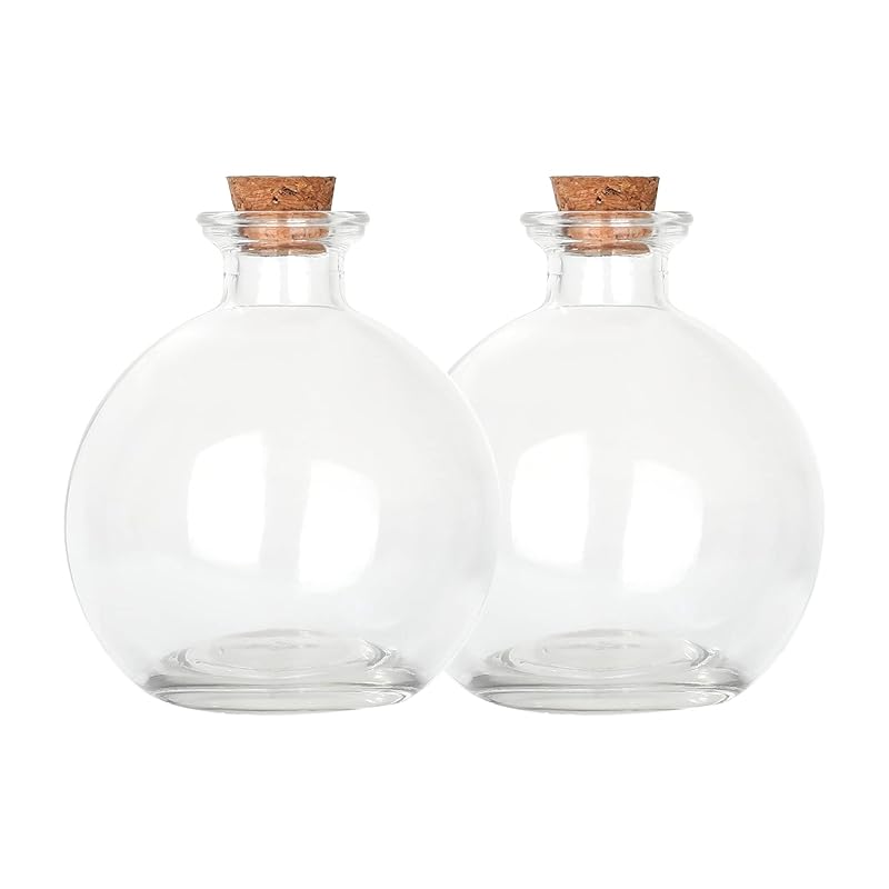 Mua Magic Season Decorative Glass Bottles with Cork Stoppers (9 fl ...