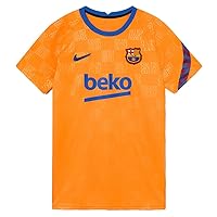 Nike 2021-2022 Barcelona Pre-Match Jersey (Orange)