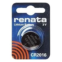 renata CR2016 Cell Coin Button Lithium Battery 3V Tag Watch Key x1 Made in Swiss
