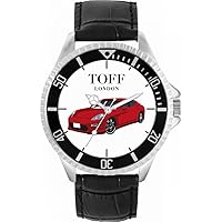Mens Watch Gift for Fans of Red Car 42mm