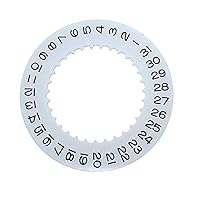 Ewatchparts CALENDAR DATE DISC FOR ROLEX DATEJUST 126331 126333 126334 41MM 3235 MOVT. WHITE