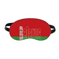 Belar Country Flag Name Sleep Eye Shield Soft Night Blindfold Shade Cover