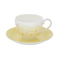 English Ladies Disney Princess Color Story Teacup and Saucer : Belle From Beauty and the Beast