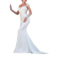 Plus Size Sequins Zipper Back Lace Mermaid Wedding Dresses for Bride Long Train Lace Bridal Ball Gowns