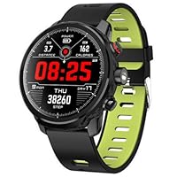 New Smart Watch IP68 Waterproof Multi-Sport Mode Heart Rate Monitoring Weather Forecast Smartwatch (Green)