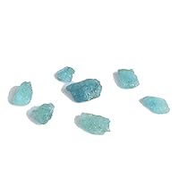 Spiritual Gemstone Crystal Aquamarine 39.50 Natural Earth Mined Rough Aquamarine Gems Lot of 7 Pcs