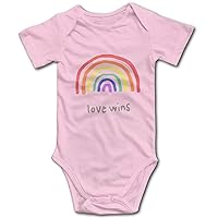 LGBTQA PRIDE Love Wins Infant Short Sleeve Bodysuits Jumpsuit