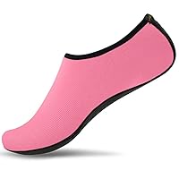 JACKSHIBO Water Shoes for Women Men Quick-Dry Aqua Water Socks Barefoot Shoes for Cruise Essentials Swimming Beach Pool Yoga Surf