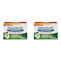 Mucinex DM 12 Hr Max Strength Expectorant & Cough Suppressant Tablets, 42ct, (Pack of 2)
