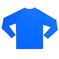 ESTAMICO Boys' UPF 50+ Long-Sleeve Rashguard Athletic Swim Shirt