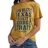 Wrangler Ladies George Strait Short Sleeve Graphic Tee Shirt 112344188