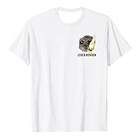 Cute Animals Graphic Mens T-Shirt Crewneck Short Sleeve Polyester Shirts Casual Lightweight Comfortable Tee