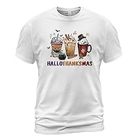 Hallothanksmas Poison Gingerbread Coffee Mug Shirt, Happy Hallothanksmas Shirt, Thanksgiving Shirts For Women, Gnome Halloween Shirt Tshirt, Tank Top, V-Neck, Long Sleeve, Sweatshirt, Hoodie