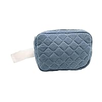 JENNI Womens Quilted Adjustable Fanny Pack Belt Bag Blue Denim (Medium)