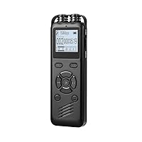 Dictaphone Audio Voice Activated Recording Password Protection Variable Playback MP3 Player Digital Voice Recorder (Size : 8GB)