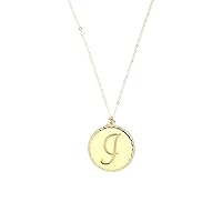 Moon And Lola-Dalton Charm (On Apex Chain) Necklace Gold-J Shape