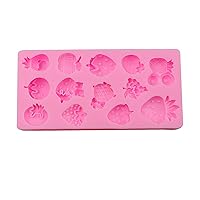 Silicone Mold Fruit Series Cake Mold Cupcake Chocolate Casting-Mold Party Cake Baking Decorating Candy Fondant Mold Fondant Mould For Mousse Toppers Decorating Pastry Tool