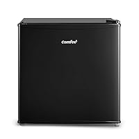 COMFEE' 1.7 Cubic Feet All Refrigerator Flawless Appearance/Energy Saving/Adjustale Legs/Adjustable Thermostats for home/dorm/garage [black]