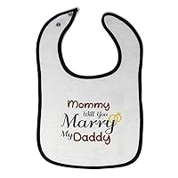 Cute Rascals Toddler & Baby Bibs Burp Cloths Mommy Will You Marry My Daddy Mom Mothers Day
