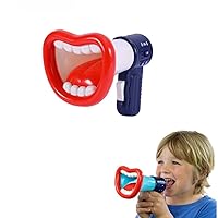 The Multi-Function Change Voice Speaker Toy,voice changer for kids，Fun Sound Change Toy, Three Sound Modes Of Hand-Held Recording Broadcast Speaker, Suitable For Children As A Good Fun Gift (White)