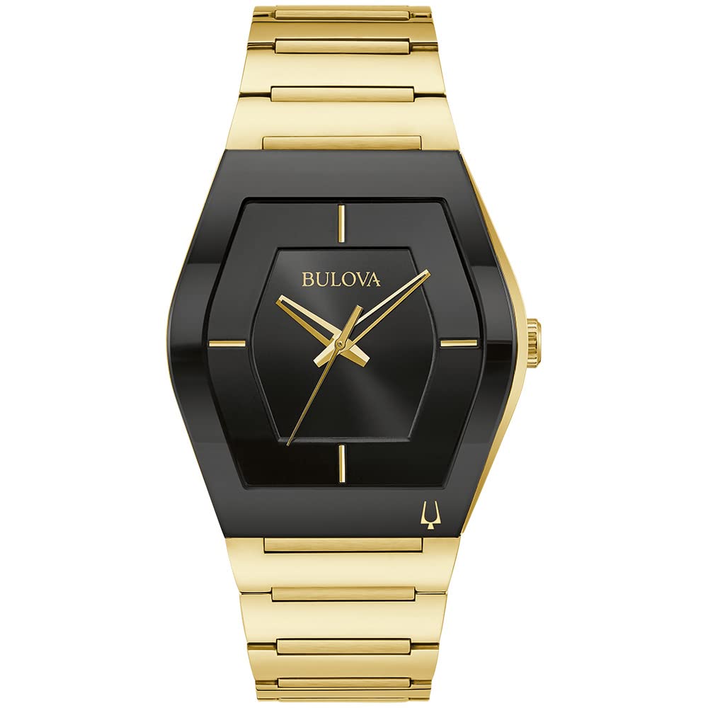 Bulova Men's Large Gemini Futuro Gold-Tone Stainless Steel Bracelet Watch | 40mm | 97A164