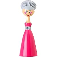 Vigar Dolls Prelude Dish Brush with Printed Dress, 9-3/5-Inches
