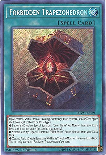 Yu-Gi-Oh! - Forbidden Trapezohedron - SHVA-EN019 - Secret Rare - 1st Edition - Shadows In Valhalla