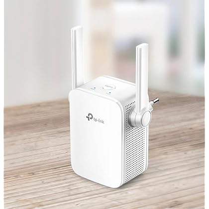 TP-Link N300 WiFi Extender(TL-WA855RE)-WiFi Range Extender, up to 300Mbps speed, Wireless Signal Booster and Access Point, Single Band 2.4Ghz Only