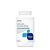 Calcium Citrate Plus Magnesium & Vitamin D-3 800mg | Highly Absorbable Form of Calcium | 180 Count