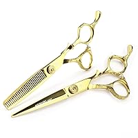 Professional Barber Scissors Set, 6 Inch Salon Razor Edge Hairstyle Set, Hair Shears for Home and Salon, Sharp and Durable, for Hairdressers and Home Use