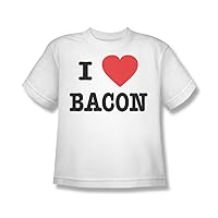 I Heart Bacon - Youth T-Shirt In White