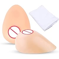 Silicone Breasts for 150 * 50cm Body Pillowcase Anime Dakimakura Cove, Hugging Body Pillows Covers Filling, Soft and Real Feel, D Cup(1000g)