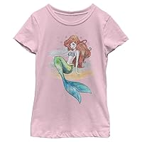 Girl's Ariel Watercolor T-Shirt