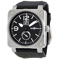 Bell and Ross Grande Date and Reserve De Marche Automatic Mens Watch BR0390-BL-ST