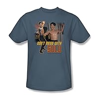 Star Trek - St/Don't Mess with Sulu Adult T-Shirt in Slate