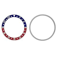 Ewatchparts PEPSI BEZEL & INSERT + TENSION COMPATIBLE WITH ROLEX GMT MASTER I 16753 1675 16750 BLUE/RED
