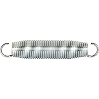 Handyman Springs SP 9625 Extension Spring, Spring Steel Construction, Nickel-Plated Finish, 0.120 GA x 1-1/16 In. x 5-1/2 In., Single Loop Open (Single Pack)