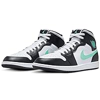 Nike DQ8426-103 Air Jordan 1 Mid Air Jordan 1 MID White/Black/Green Glow