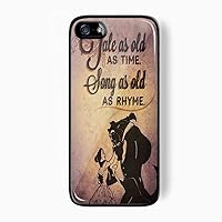 beauty and the beast lyric quote for iPhone 5c Black case