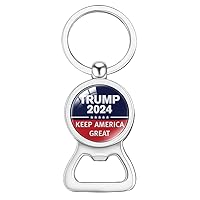 Trump Keychain with Beer Opener, Take America Back! Make America Great Again!
