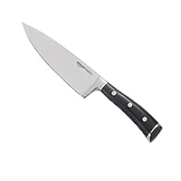 Amazon Basics Classic 6.5-inch Chef’s Knife with Three Rivets, Silver
