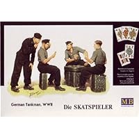 German Tanker - Playing Card (Set of 4 Figures w/Jerrican) by Master Box
