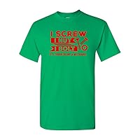 I Screw I Nut I Bolt It's Tough Being A Mechanic Funny DT Adult T-Shirt Tee